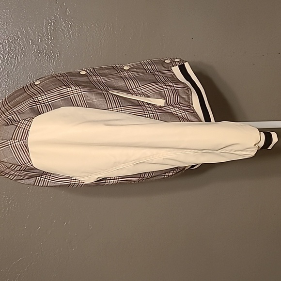 H & M Divided plaid quilted women's heavyweight jacket NWT XS - Picture 2 of 11